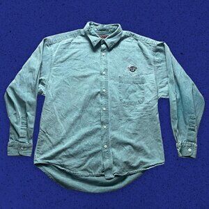 Vintage Hard Rock Cafe Button Shirt Oxford top quality piece